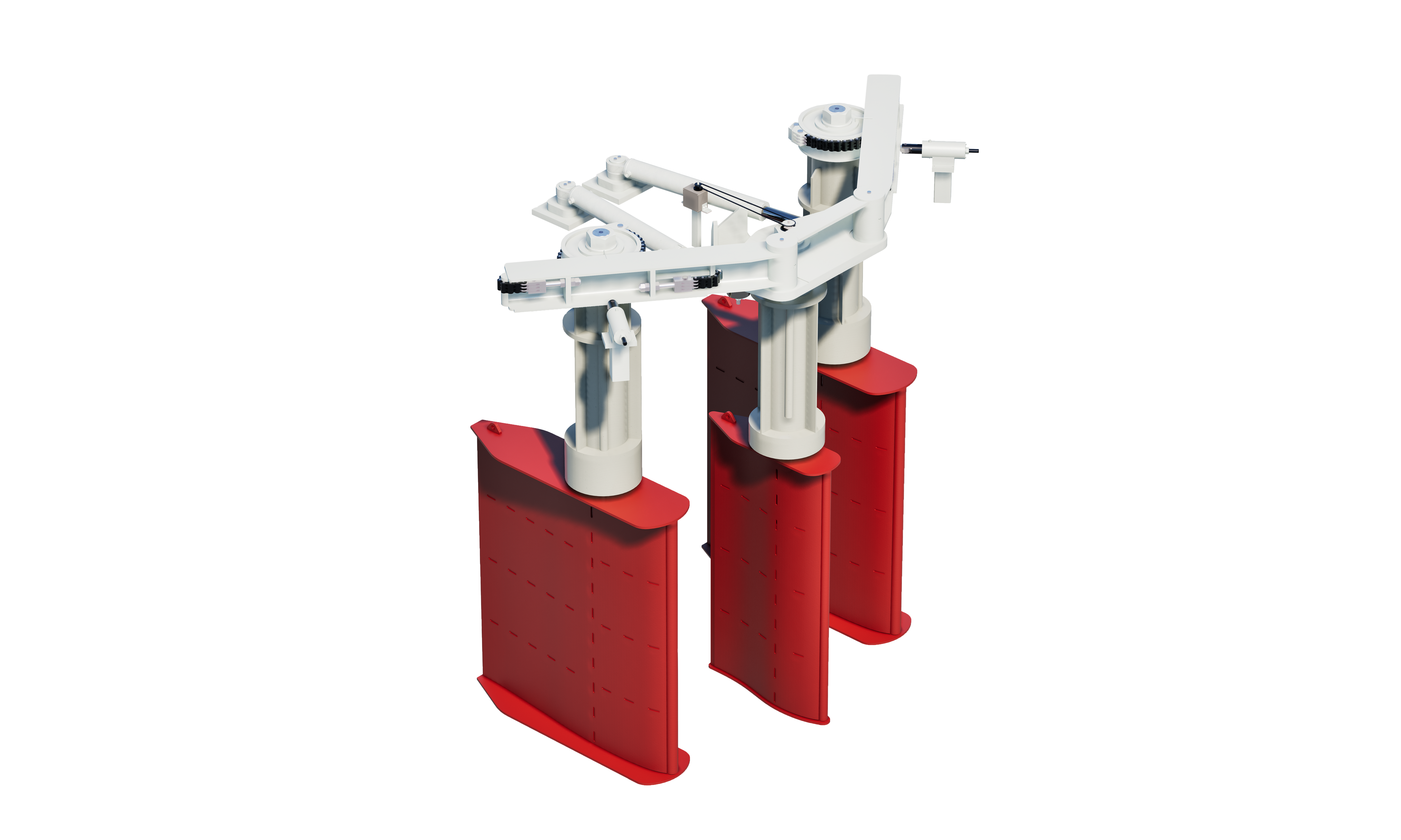 Three Rudder System