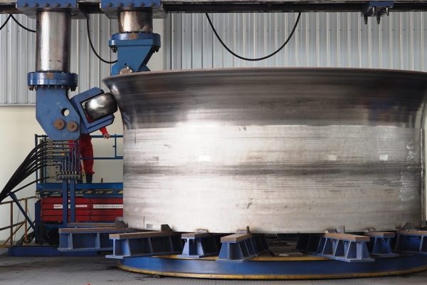 Single weld spinning method, dmc, damen marine components